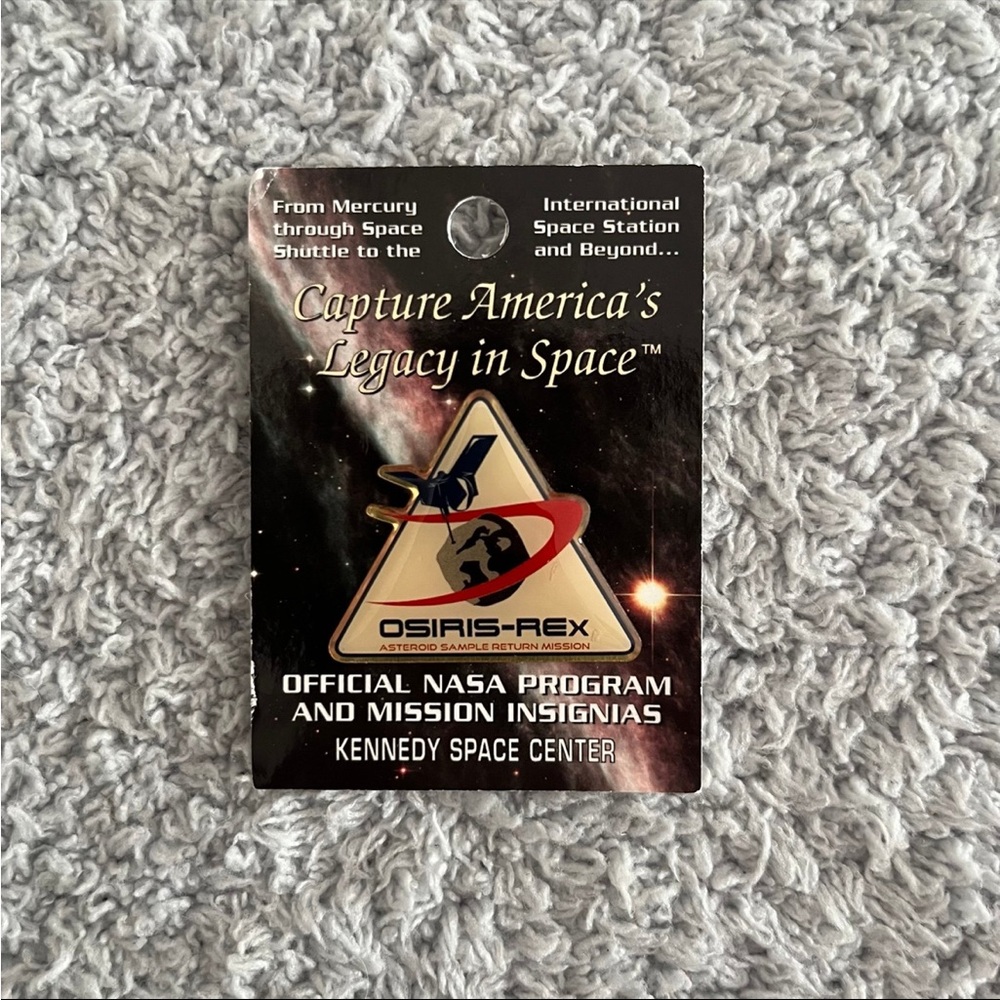 ❄️5/$20 OSIRIS-REx Lapel Pin NASA Asteroid-Study & Sample-Return Mission
